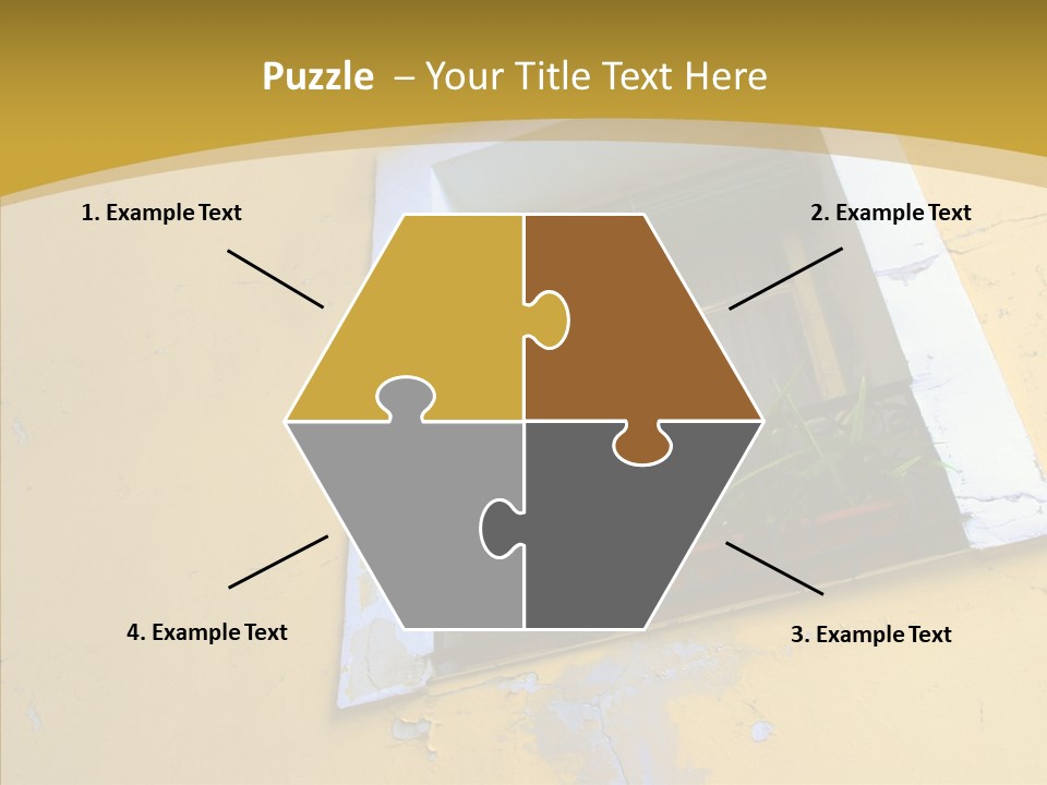 Geranium Front Wall PowerPoint Template