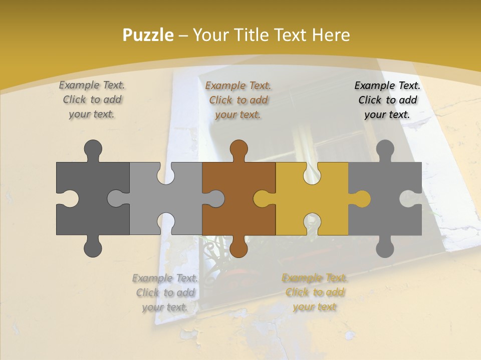 Geranium Front Wall PowerPoint Template