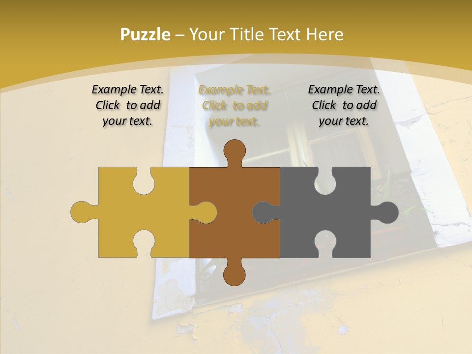 Geranium Front Wall PowerPoint Template