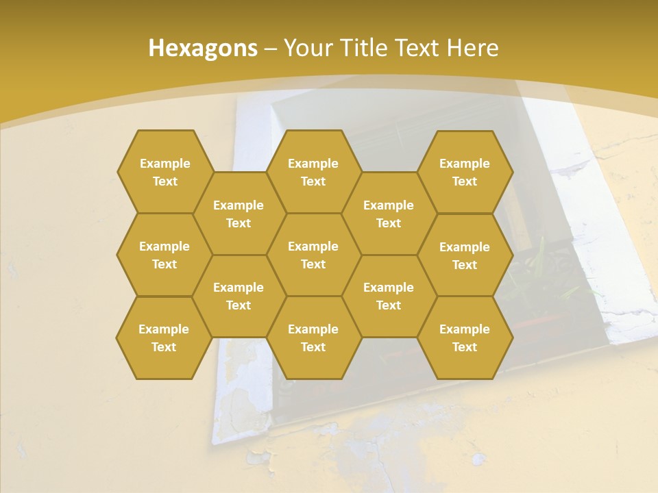 Geranium Front Wall PowerPoint Template