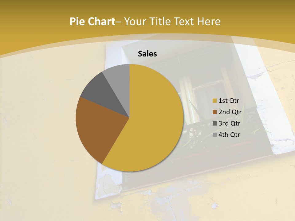 Geranium Front Wall PowerPoint Template