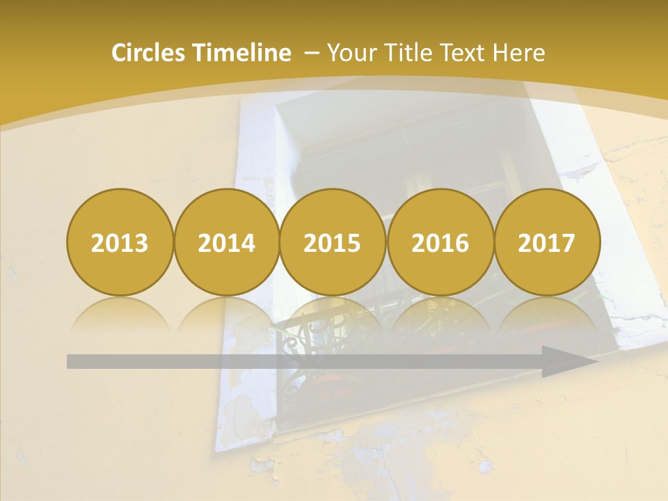 Geranium Front Wall PowerPoint Template