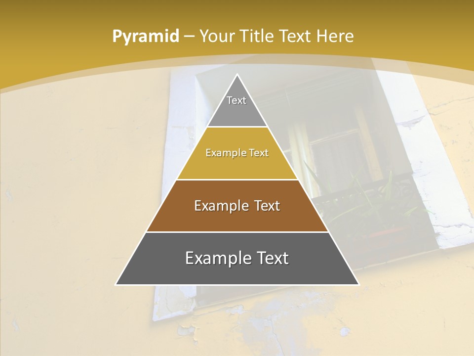 Geranium Front Wall PowerPoint Template