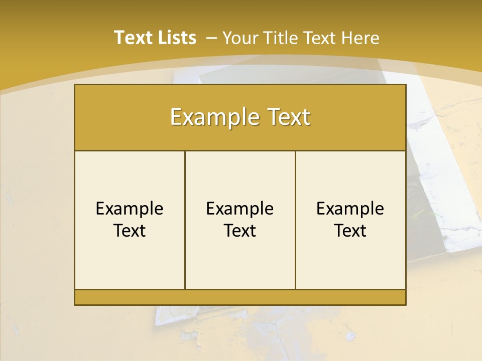 Geranium Front Wall PowerPoint Template