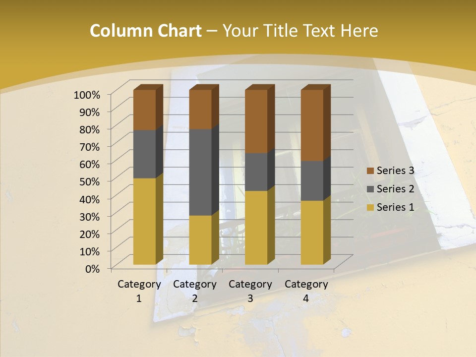 Geranium Front Wall PowerPoint Template
