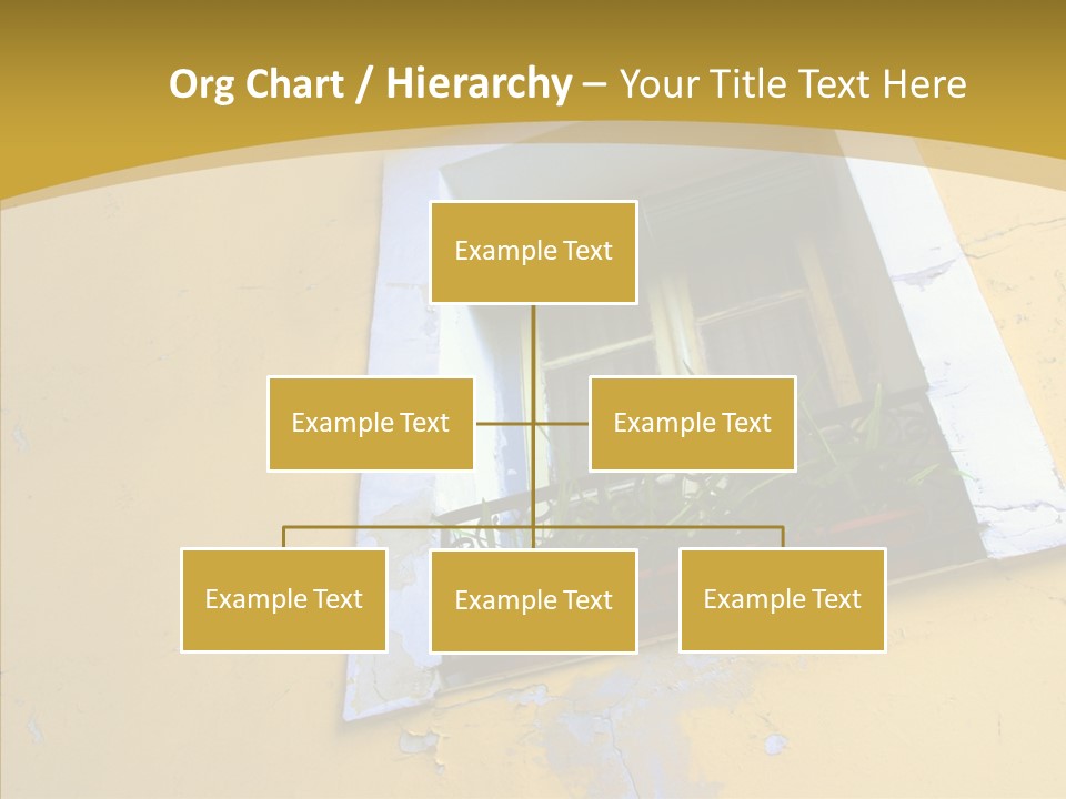 Geranium Front Wall PowerPoint Template