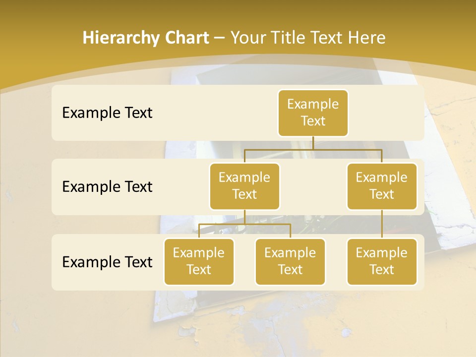 Geranium Front Wall PowerPoint Template