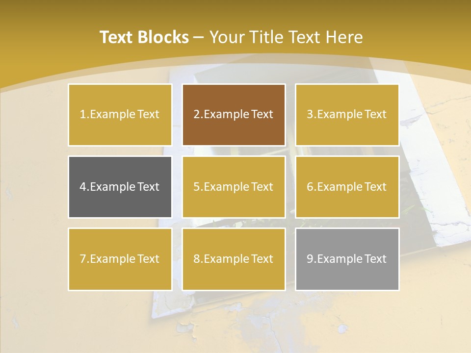 Geranium Front Wall PowerPoint Template