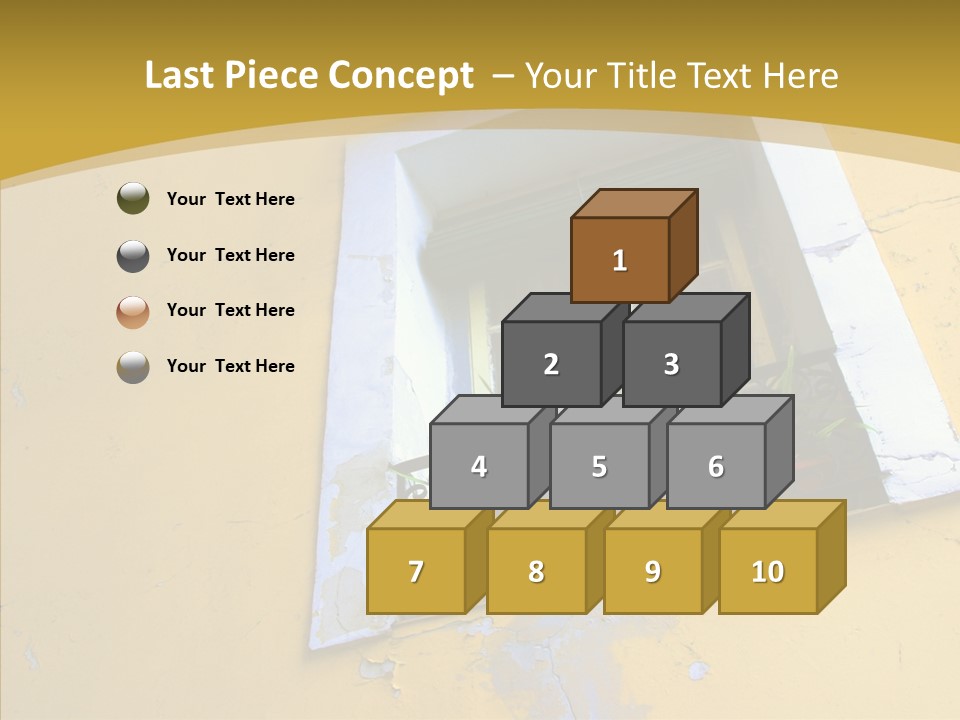 Geranium Front Wall PowerPoint Template