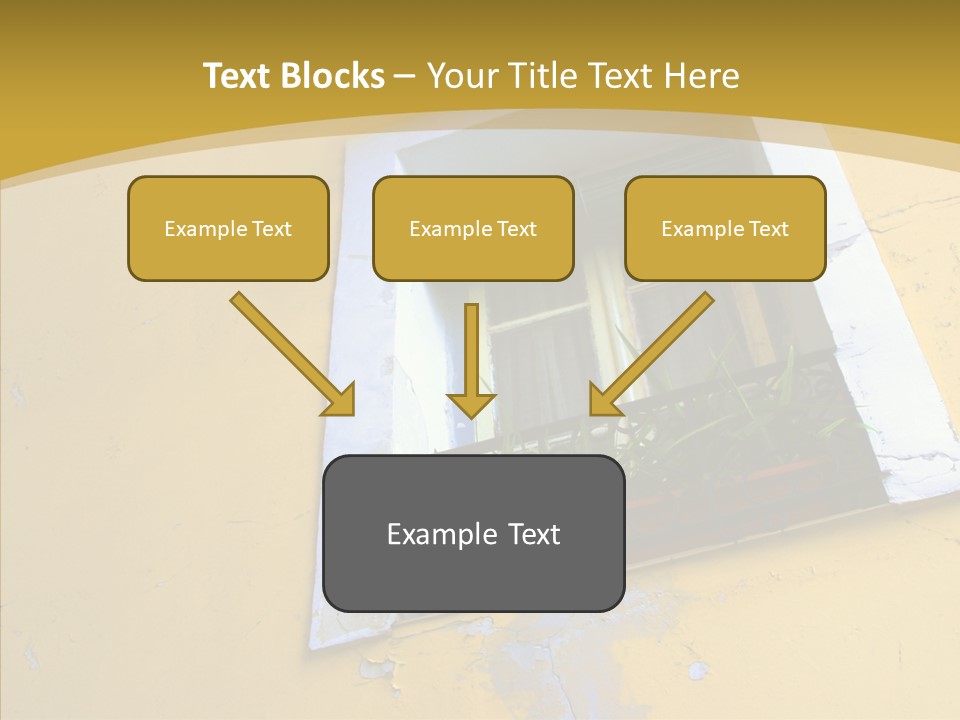 Geranium Front Wall PowerPoint Template
