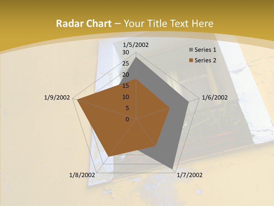 Geranium Front Wall PowerPoint Template
