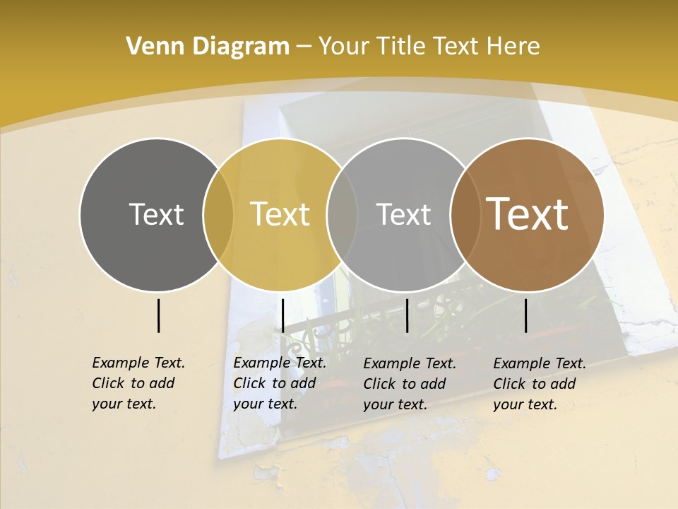 Geranium Front Wall PowerPoint Template