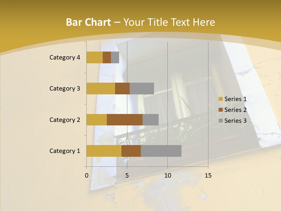 Geranium Front Wall PowerPoint Template