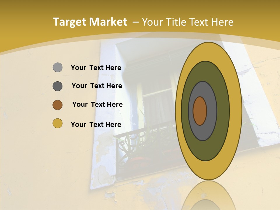 Geranium Front Wall PowerPoint Template