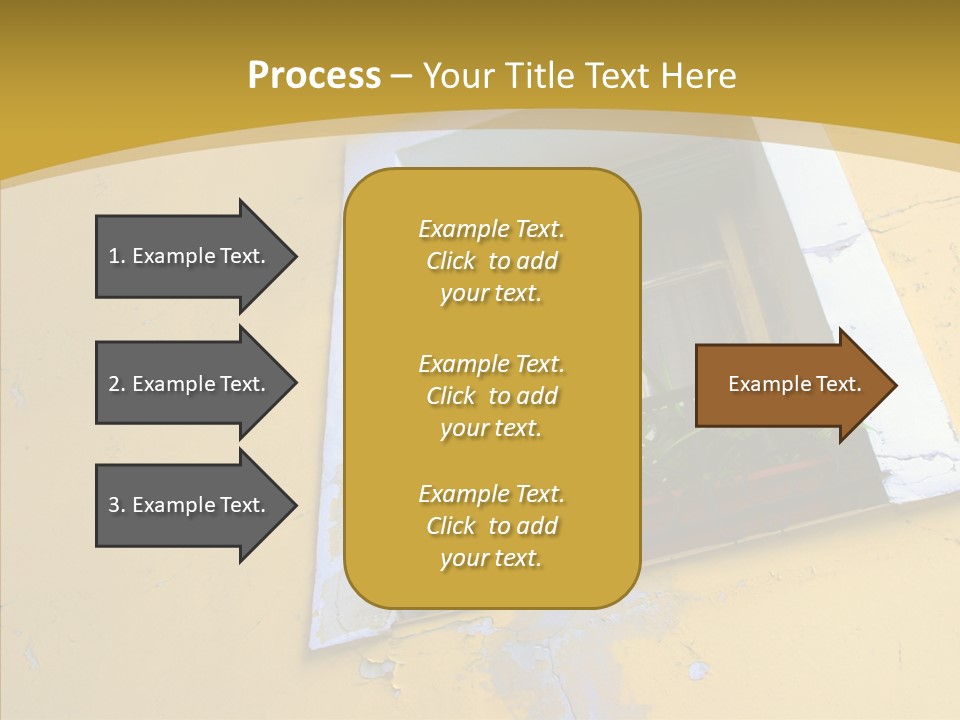 Geranium Front Wall PowerPoint Template
