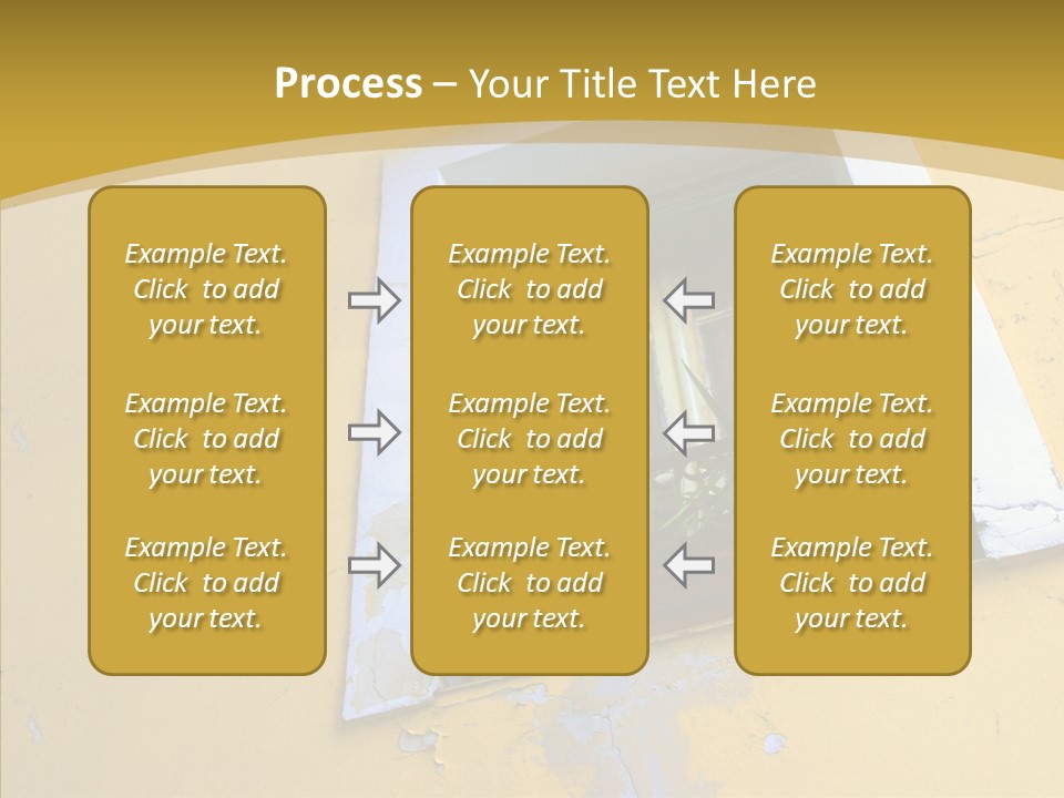 Geranium Front Wall PowerPoint Template