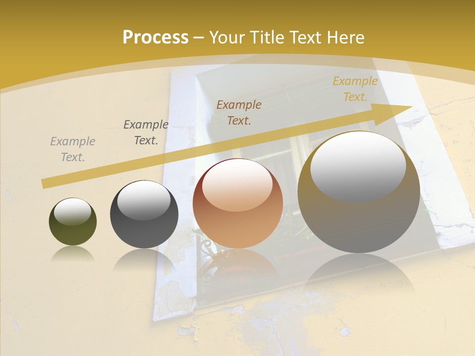 Geranium Front Wall PowerPoint Template