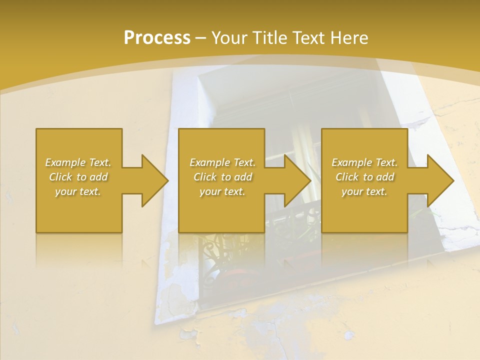 Geranium Front Wall PowerPoint Template