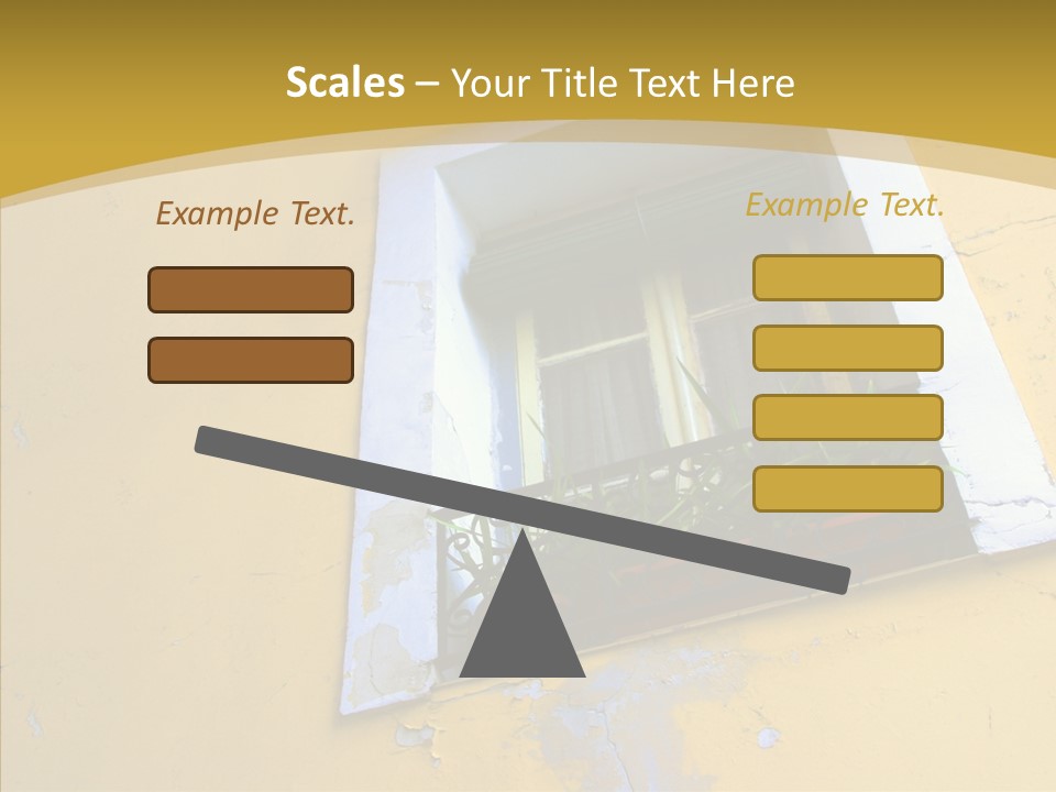 Geranium Front Wall PowerPoint Template