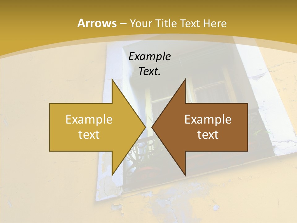 Geranium Front Wall PowerPoint Template