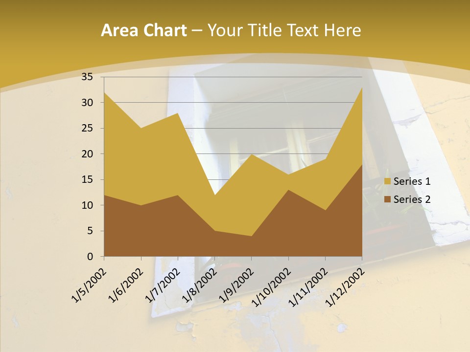 Geranium Front Wall PowerPoint Template