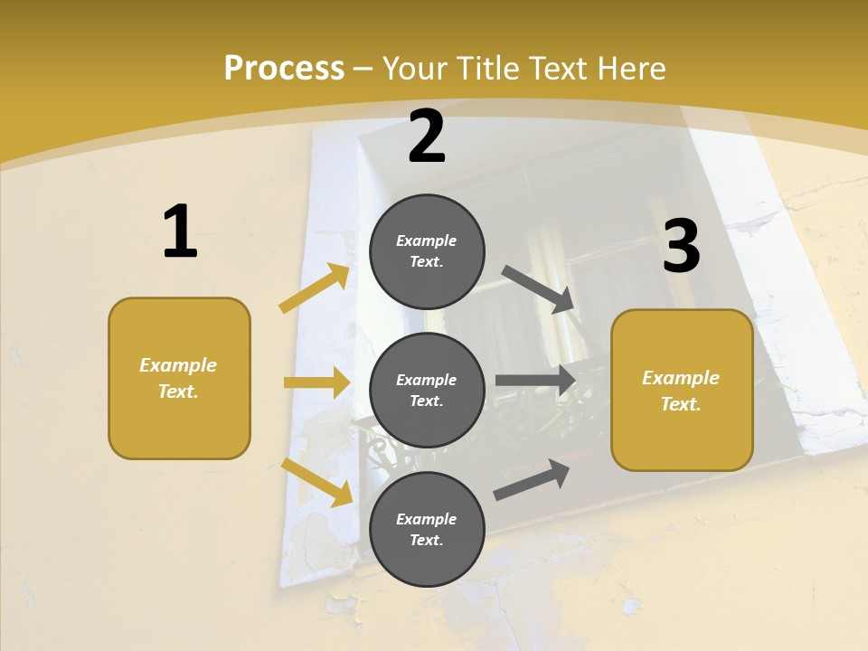 Geranium Front Wall PowerPoint Template