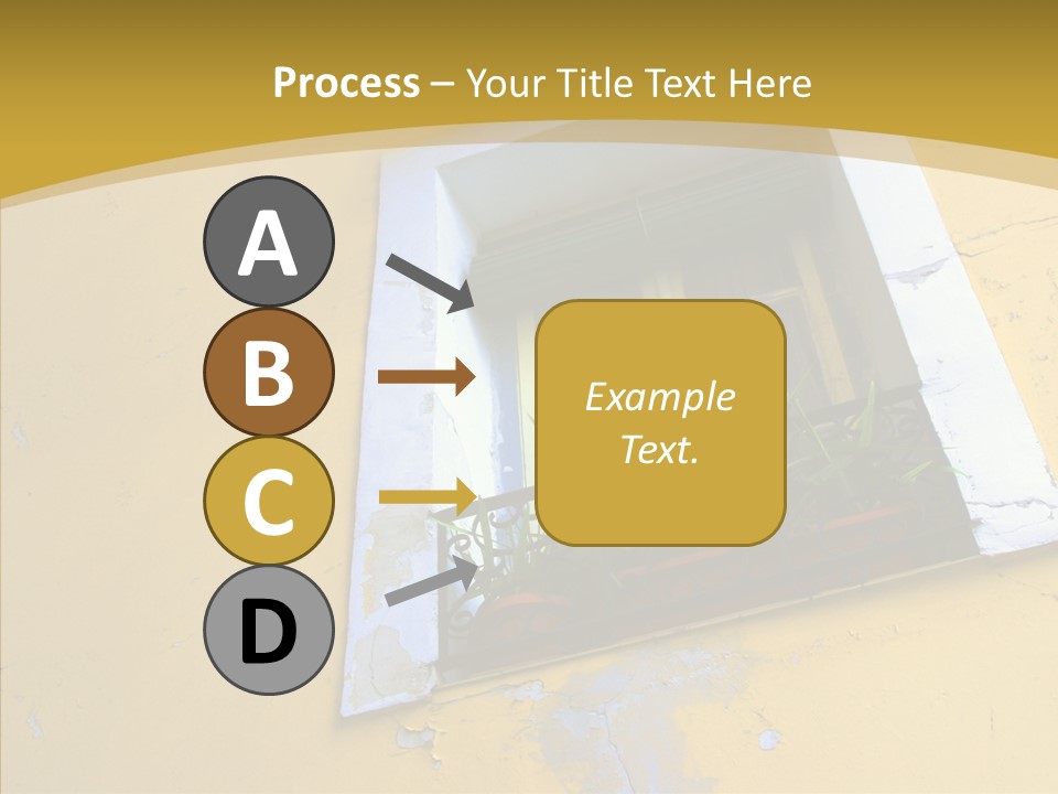 Geranium Front Wall PowerPoint Template