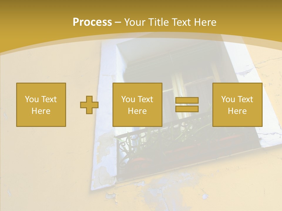 Geranium Front Wall PowerPoint Template