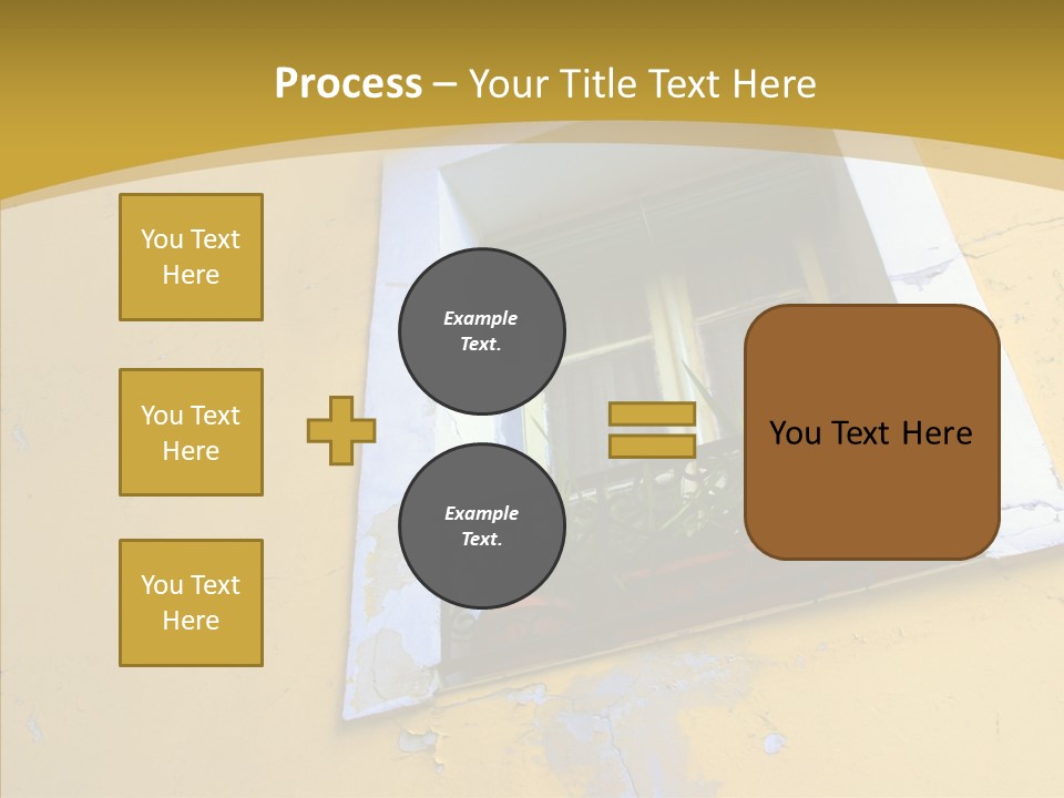 Geranium Front Wall PowerPoint Template
