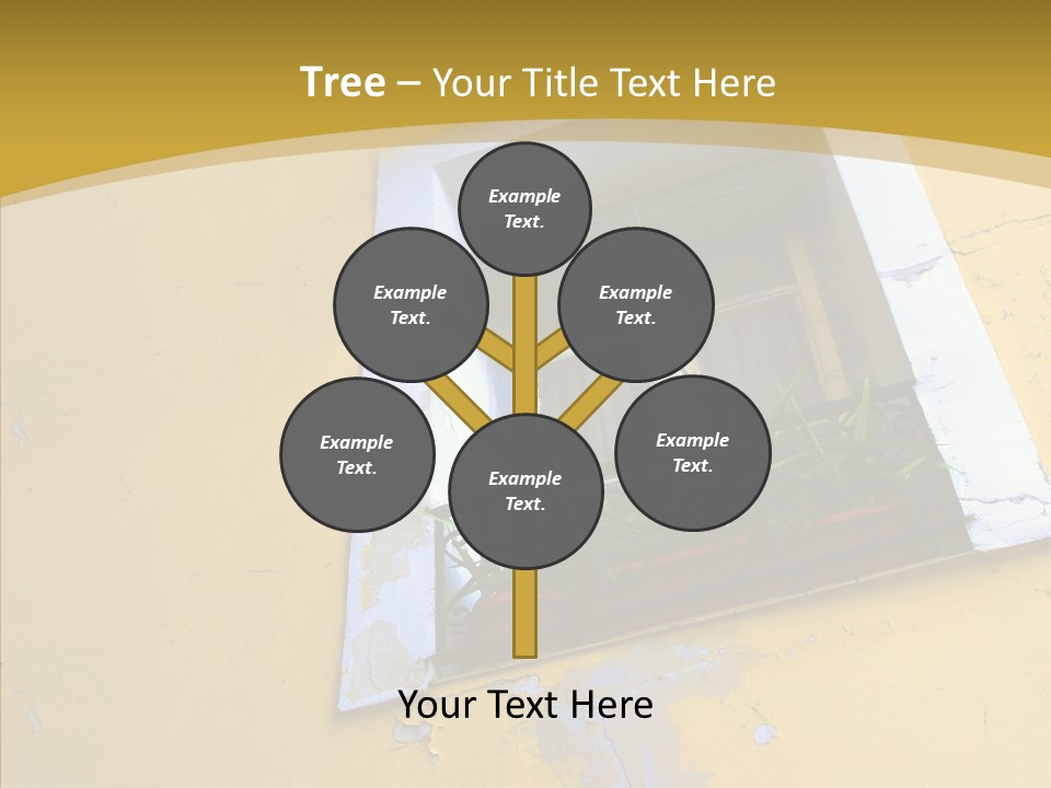 Geranium Front Wall PowerPoint Template