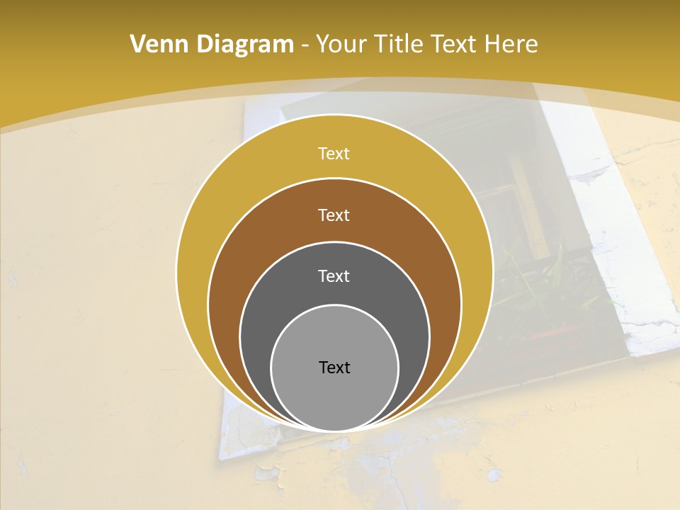 Geranium Front Wall PowerPoint Template