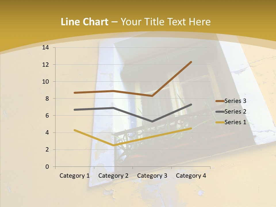 Geranium Front Wall PowerPoint Template
