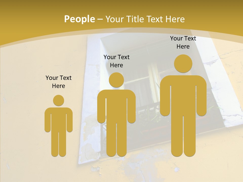 Geranium Front Wall PowerPoint Template