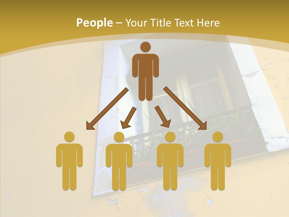 Geranium Front Wall PowerPoint Template