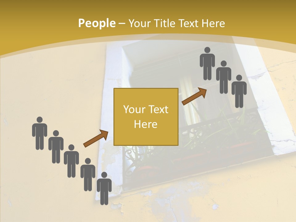 Geranium Front Wall PowerPoint Template