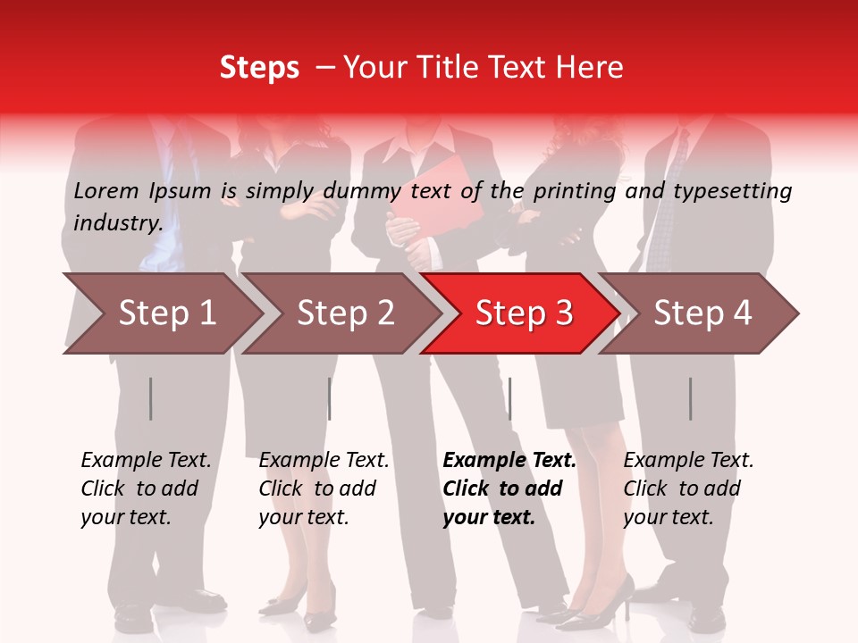Collaboration Teamworking Men PowerPoint Template