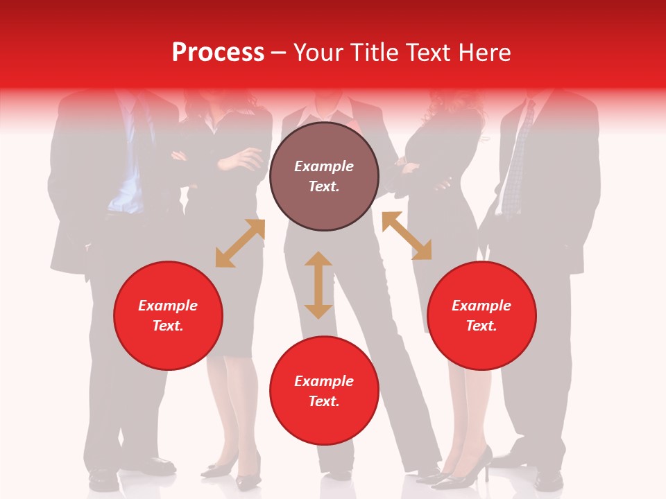 Collaboration Teamworking Men PowerPoint Template