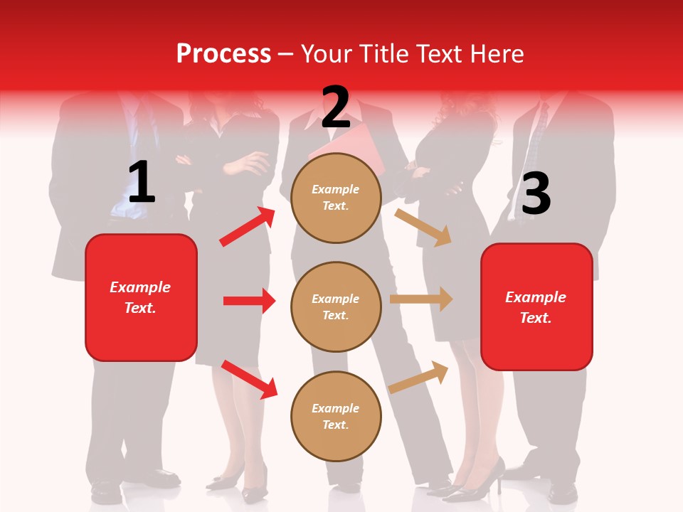 Collaboration Teamworking Men PowerPoint Template