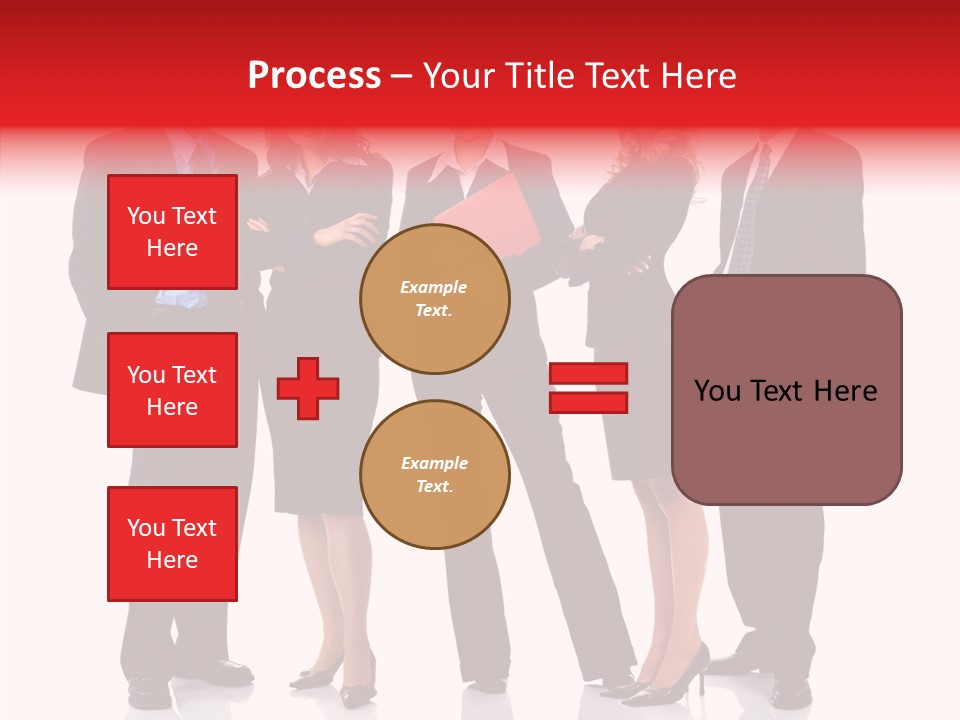 Collaboration Teamworking Men PowerPoint Template