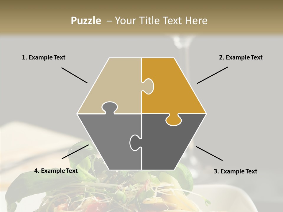 Cheese Dish Plate PowerPoint Template