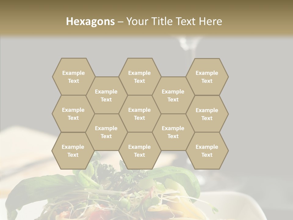 Cheese Dish Plate PowerPoint Template