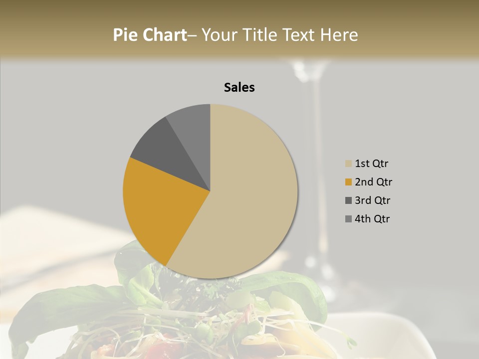Cheese Dish Plate PowerPoint Template