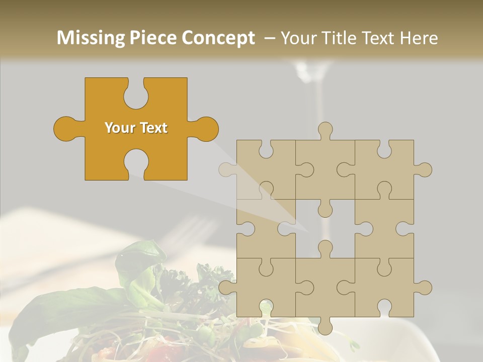 Cheese Dish Plate PowerPoint Template