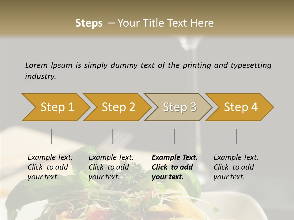 Cheese Dish Plate PowerPoint Template