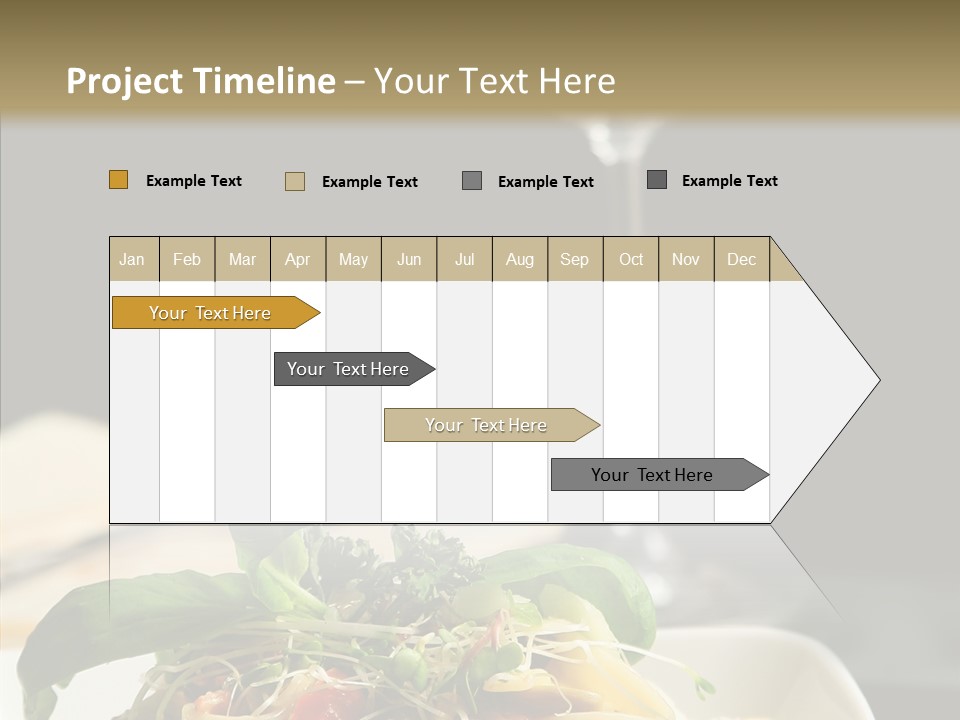 Cheese Dish Plate PowerPoint Template