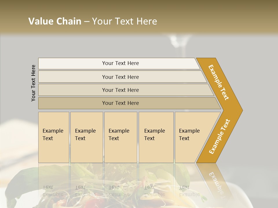 Cheese Dish Plate PowerPoint Template