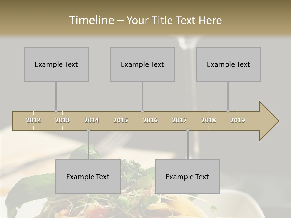 Cheese Dish Plate PowerPoint Template