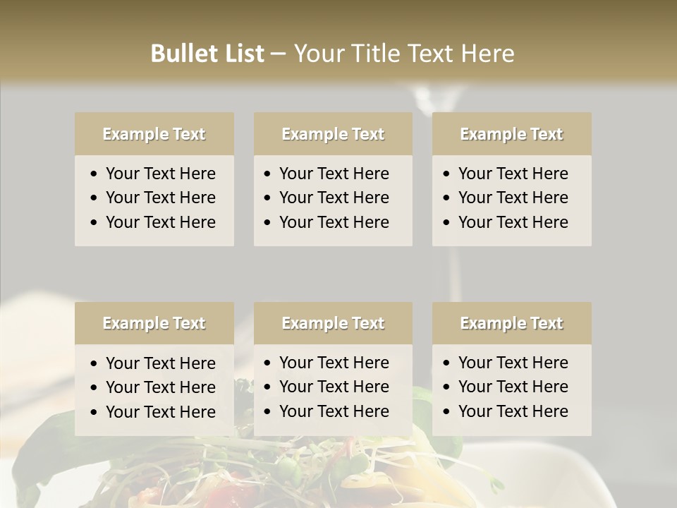 Cheese Dish Plate PowerPoint Template