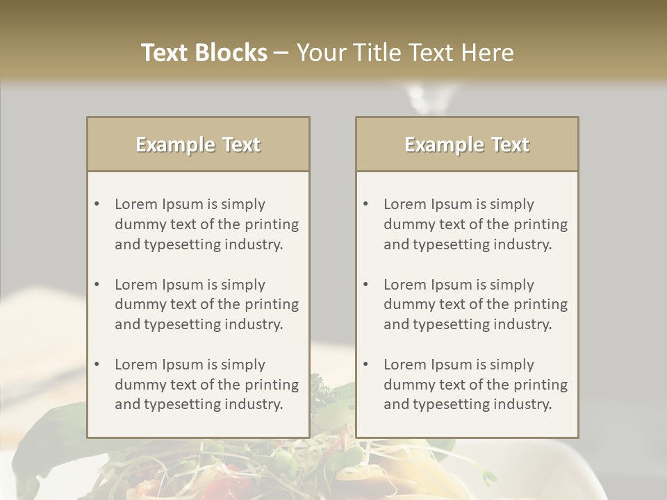 Cheese Dish Plate PowerPoint Template