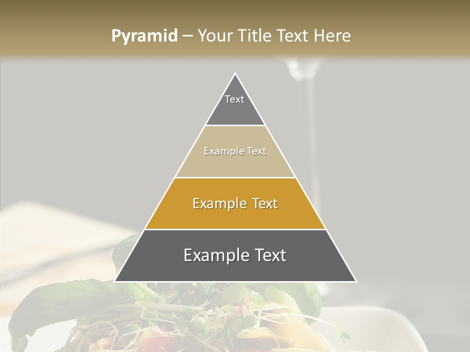 Cheese Dish Plate PowerPoint Template